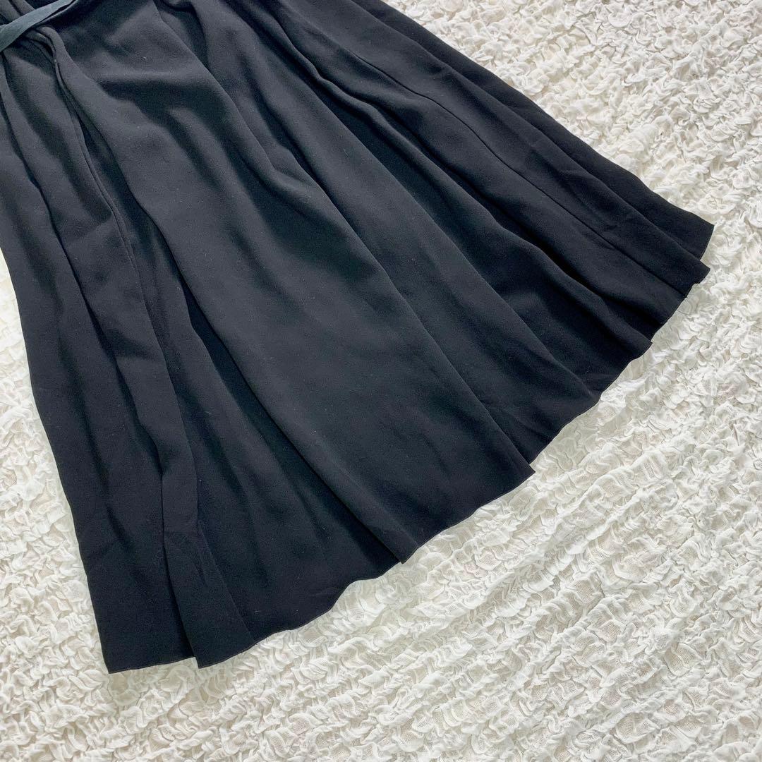 美品　PRADA プラダ　リボン　フレアワンピース　ワンピース　ドレス
