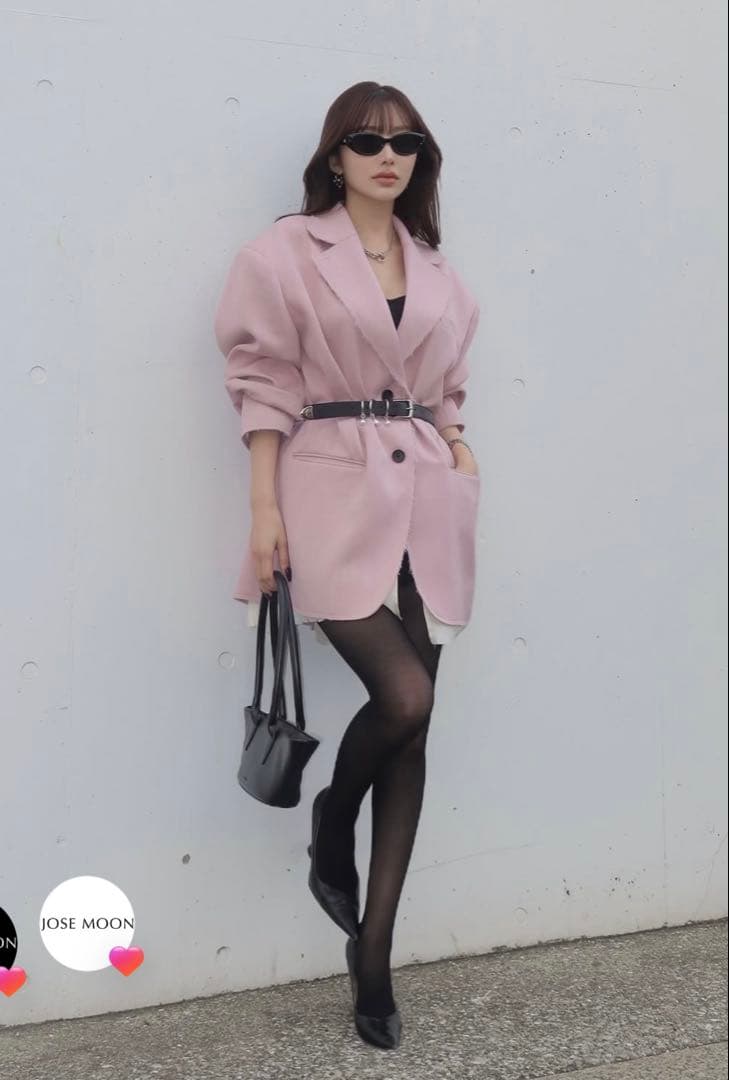 JOSEMOON ARRANGEMENT JACKET ピンク