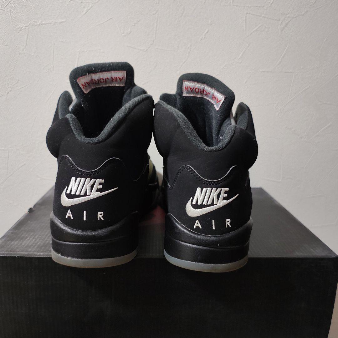 J*e様 Nike Air Jordan 5 ブラック/グレー/レッド