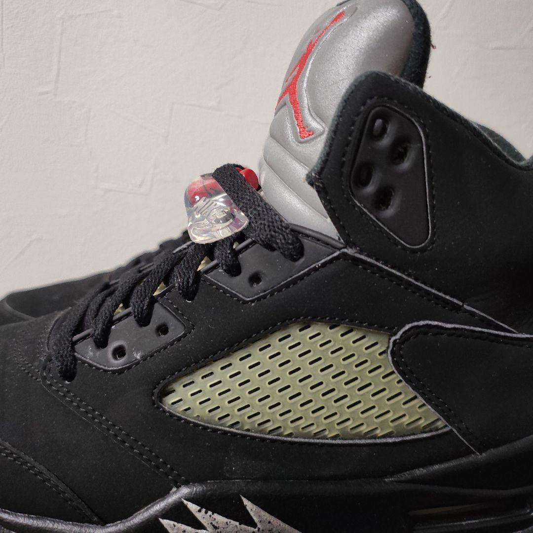 J*e様 Nike Air Jordan 5 ブラック/グレー/レッド