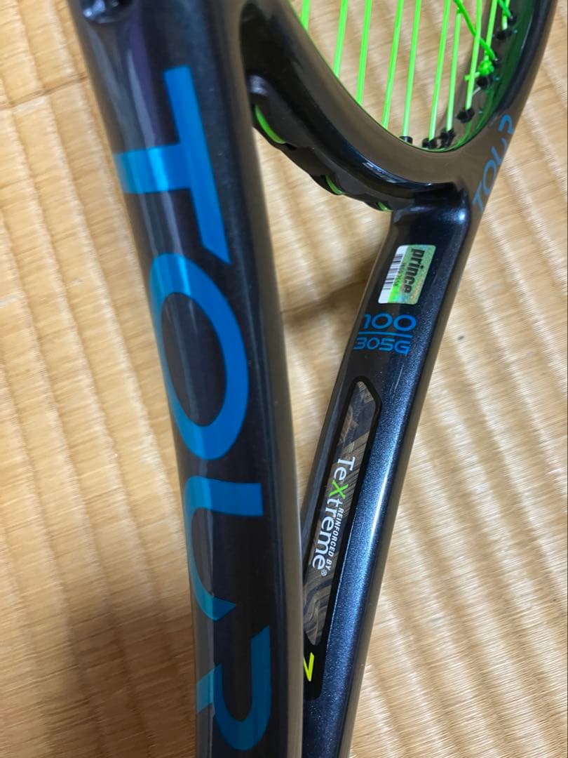 Prince TOUR 100 O3 グリップ2 中古品　1点