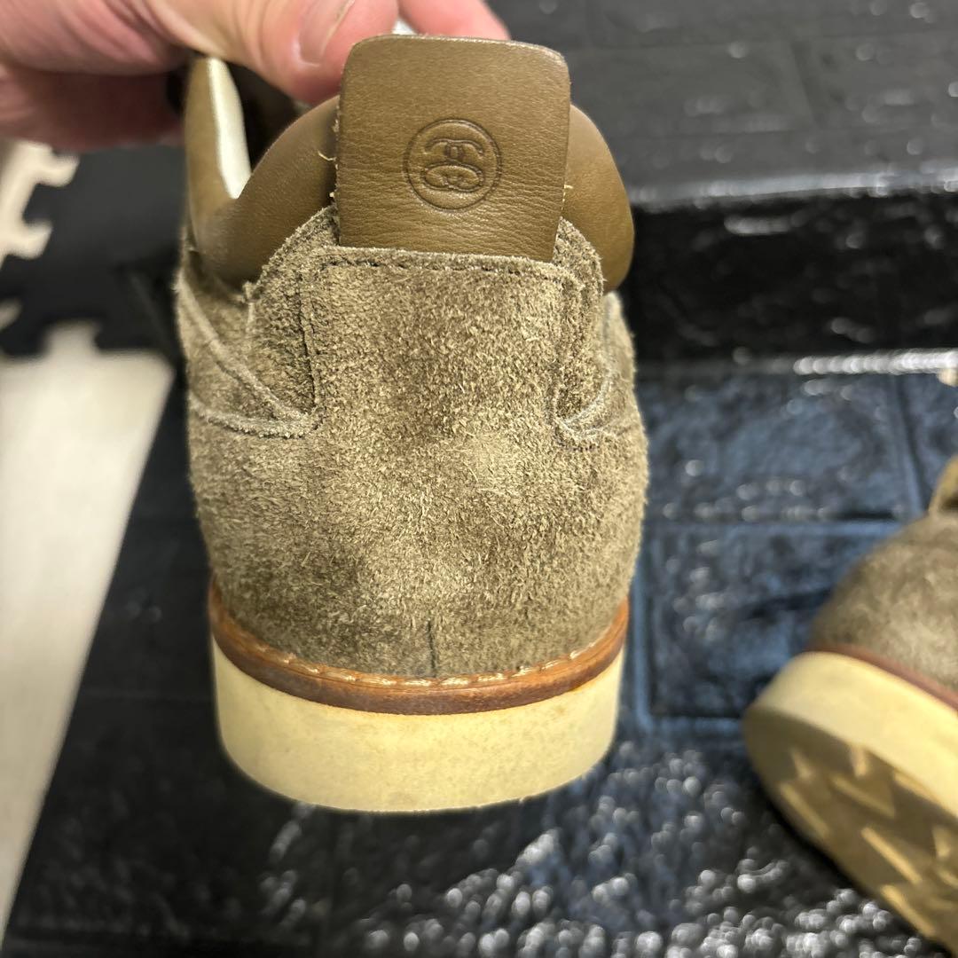 Timberland ステューシーコラボ オリーブグリーン モカシン