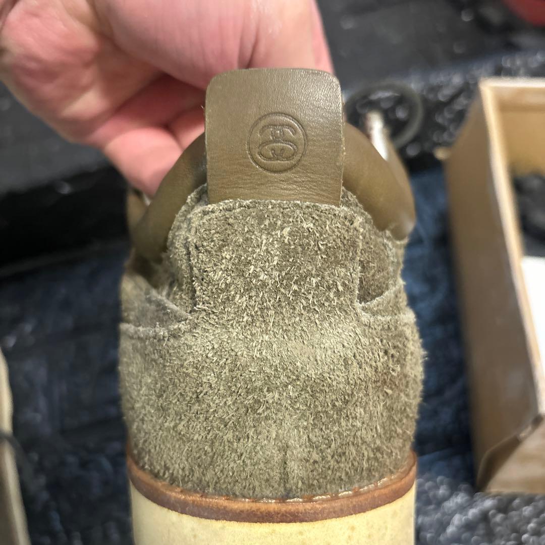 Timberland ステューシーコラボ オリーブグリーン モカシン