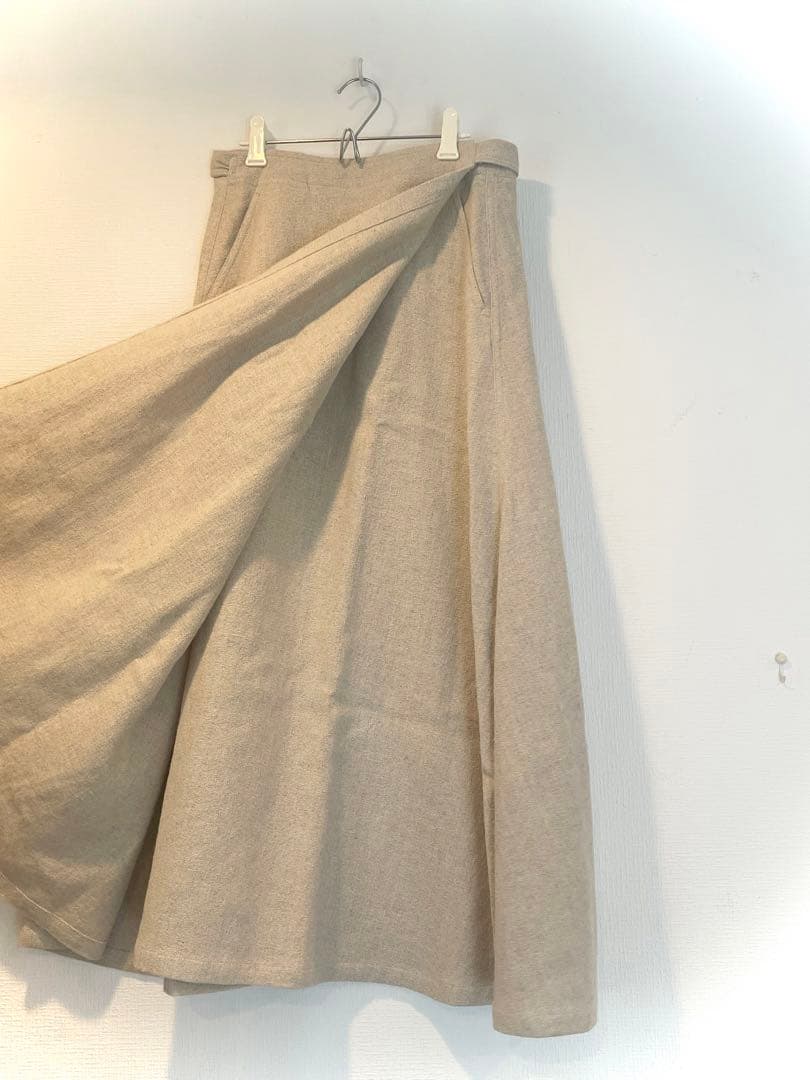 うさとの服　ヘンプ100% 巻きスカート usaato