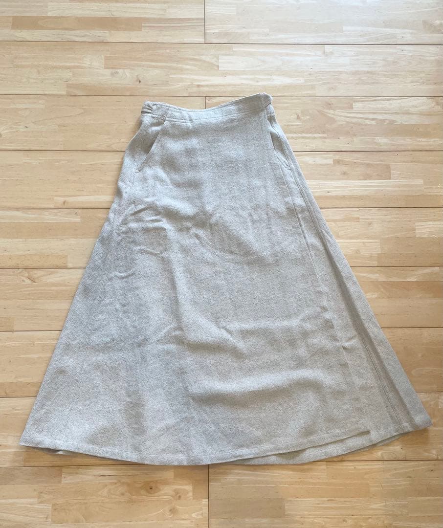 うさとの服　ヘンプ100% 巻きスカート usaato