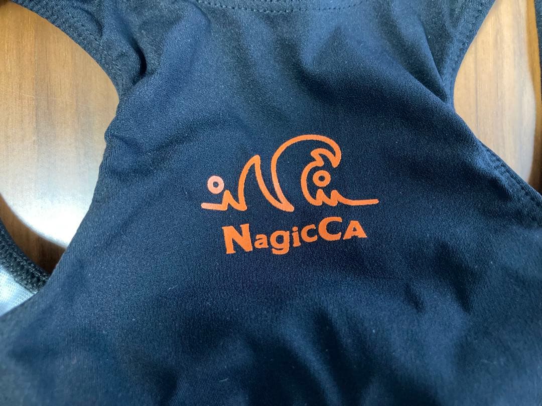 【値下げ】ほぼ新品NagicCA 水着 黒上下セットＬサイズ　サウナ