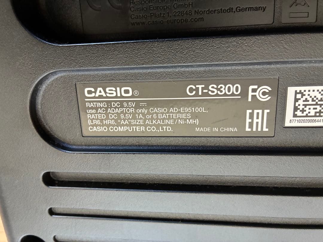 Casiotone CT-S300 61鍵盤キーボード