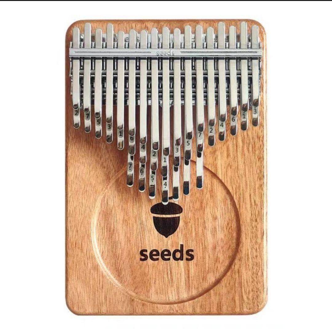 カリンバ　seeds 親指ピアノ　半音付き　41キー　クロマチック
