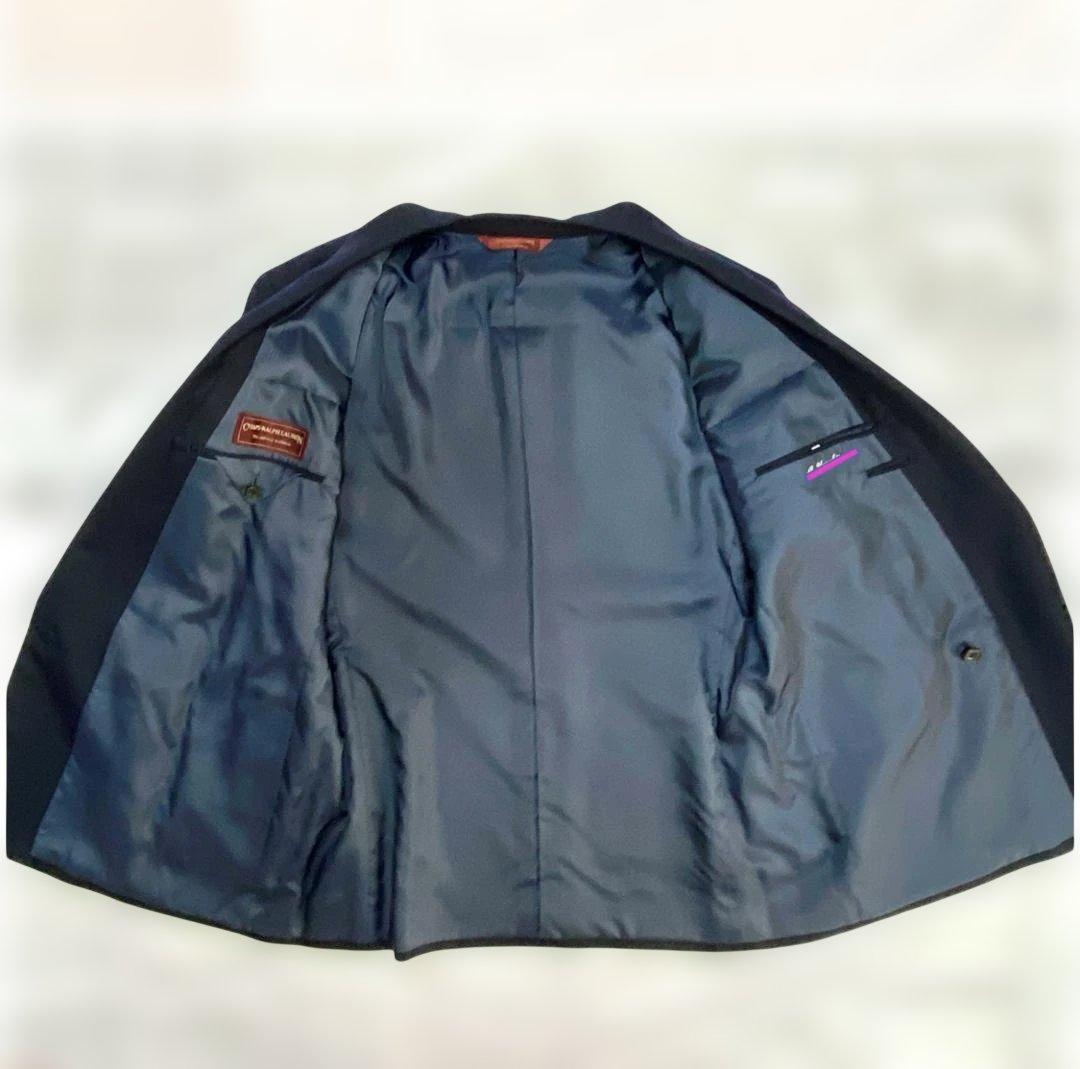 【極美品★希少 XL】☆90s ラルフローレン CHAPS 紺ブレ 金ボタン