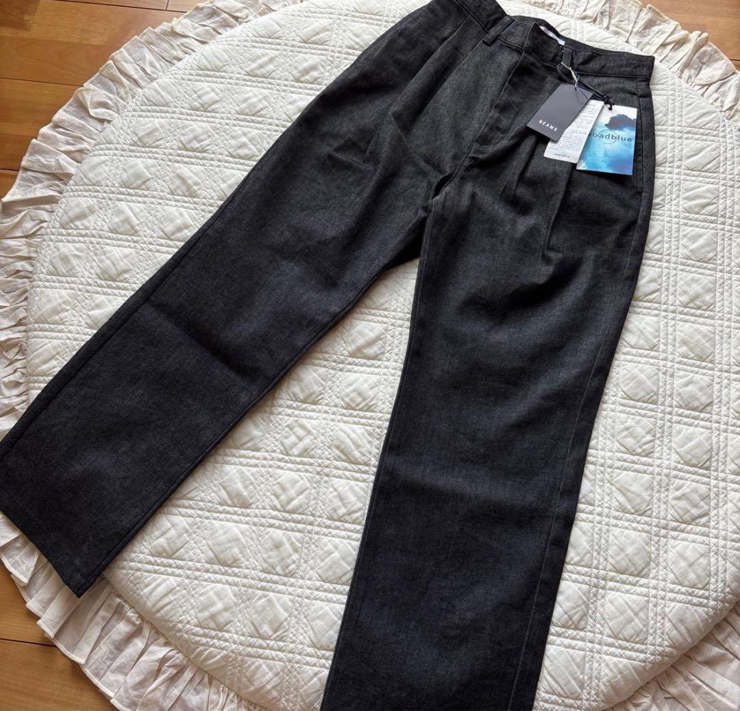 【✨新品タグ付き】坪田あさみ × woadblue / 2タック デニムパンツ