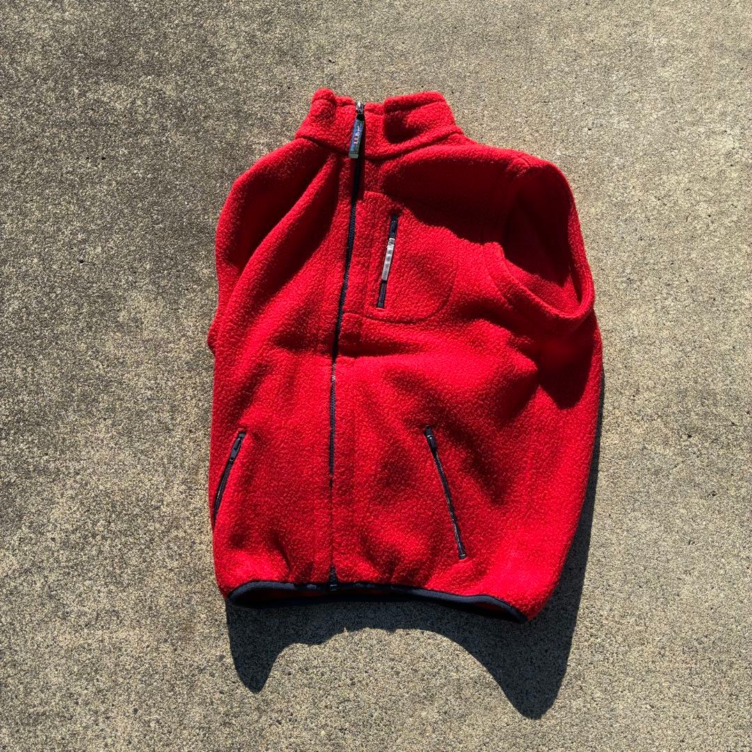 トップス 80s90s vintage LLBEAN simple fleece vest