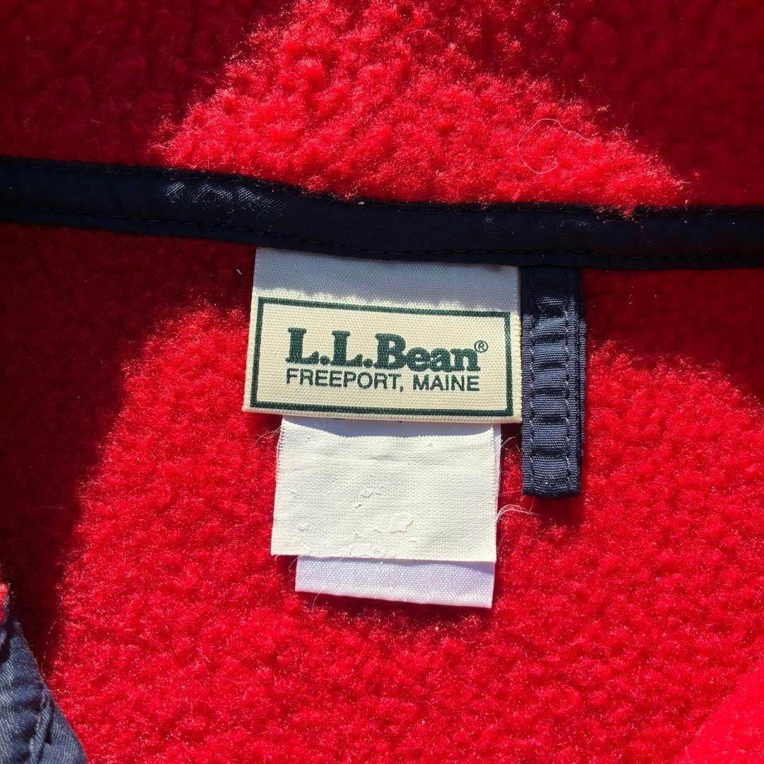 トップス 80s90s vintage LLBEAN simple fleece vest