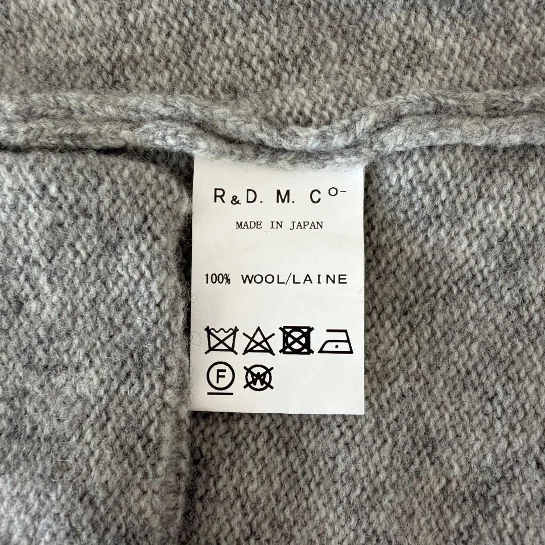 R&D.M.Co- オールドマンズテーラー ウール ニットローブ