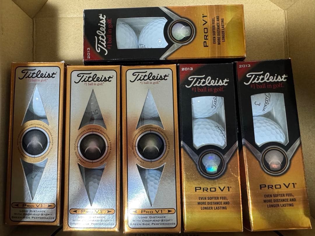 Titlist PRO V1 ゴルフボール　18球　年式混合　新品未使用
