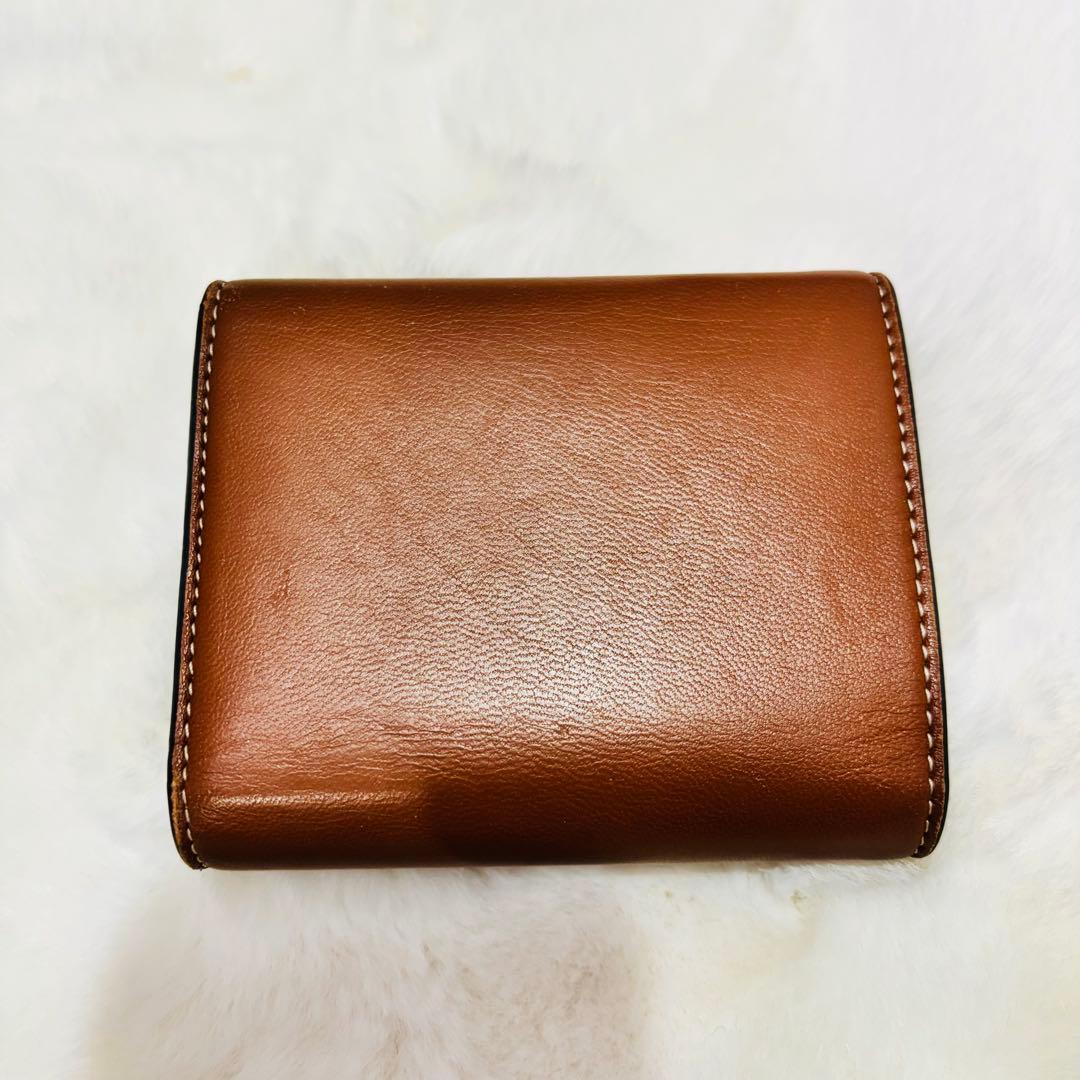 CELINE トリオンフ　財布　タン
