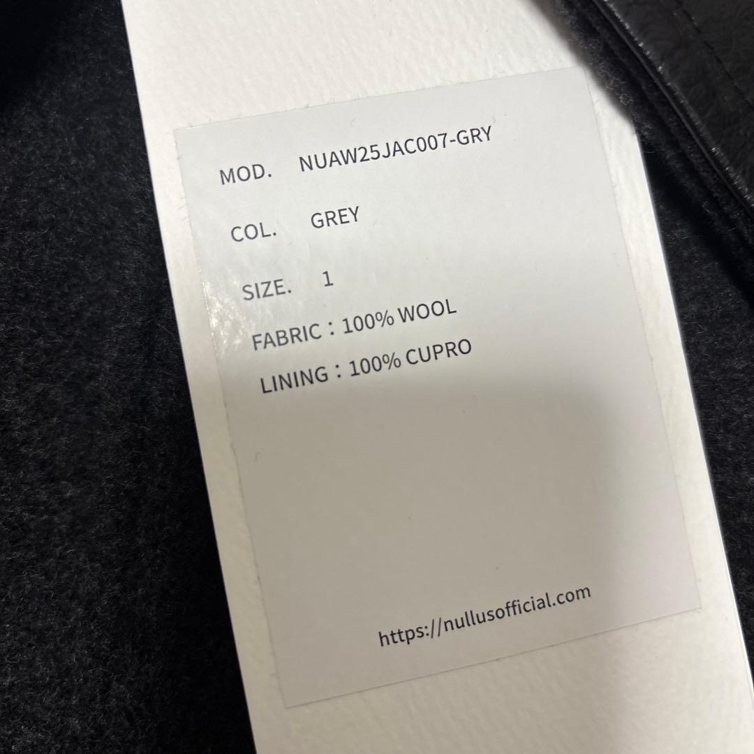 サイズ1 NULLUS 25aw Peeled Off Jacket 深水光太