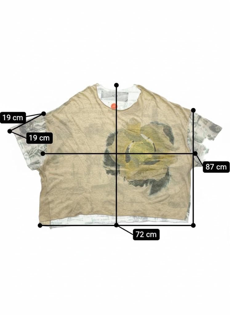 BALMUNG HIRO KIDILL コラボ オーバーサイズ Tシャツ