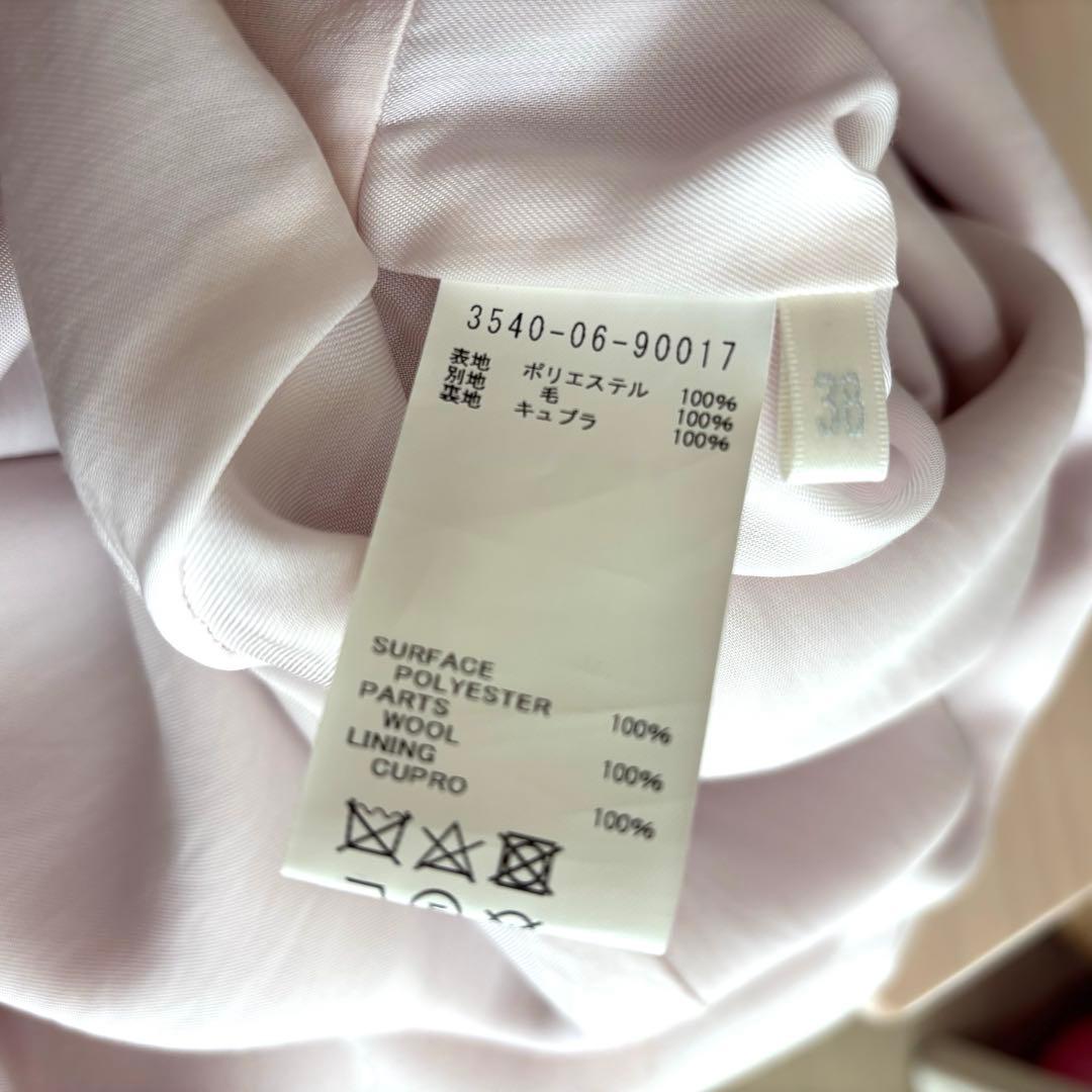 美品‼︎デザインワークス　ジョーゼットワンピース　ピンク38
