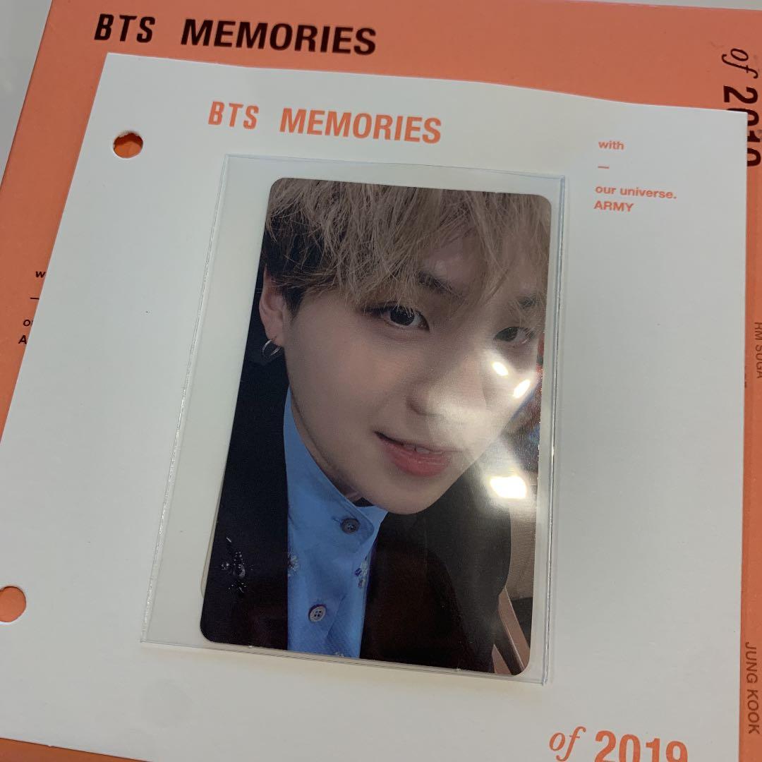 BTS  memories 2019 Blu-ray トレカ　ユンギ　SUGA