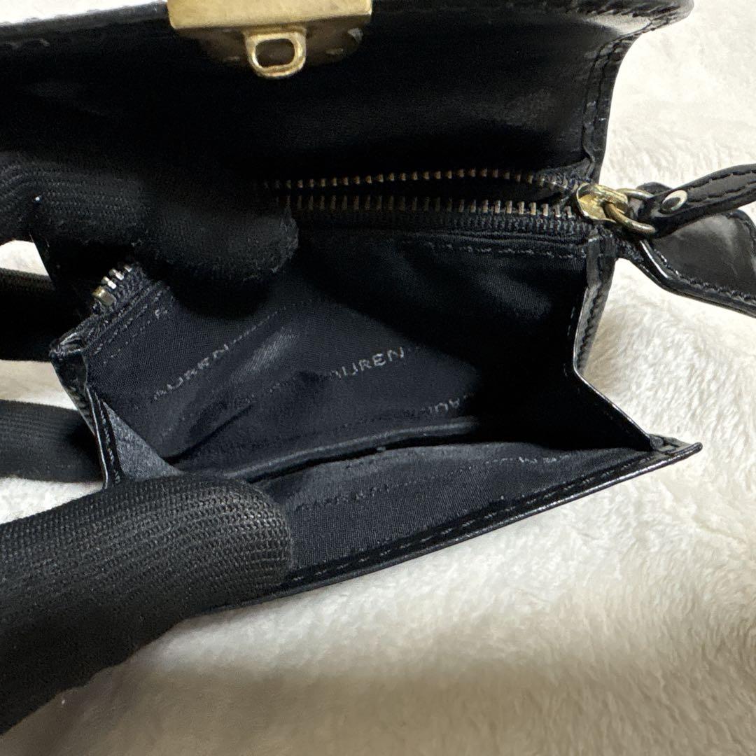 限界価格⭐︎超激レアvintage⭐︎Ralph Lauren ブラックレザー 財布