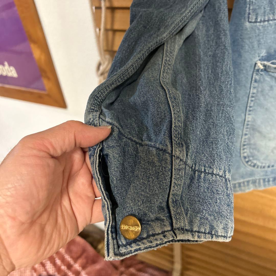 80s 90s Carhartt デニムカバーオール　チョアコート