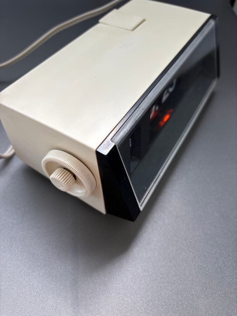 昭和レトロ コパルパタパタ時計 RP-244 COPAL 白 <No.905>