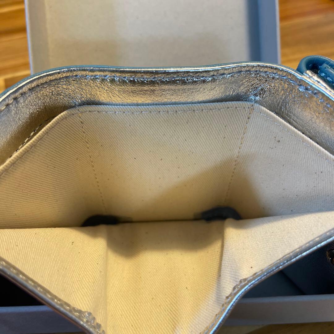 Vivienne Westwood 三つ折り財布 水色
