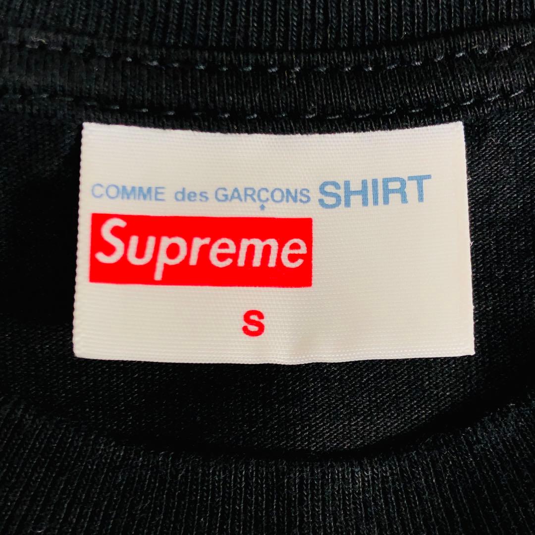 【大人気コラボ】シュプリーム コムデギャルソン スプリットボックスロゴ Tシャツ