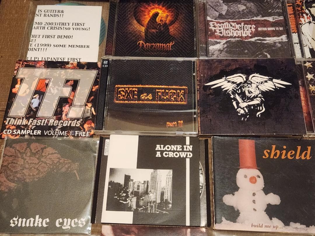HC パンク SXEのCD/DEMOまとめ売り Judge Biohazard