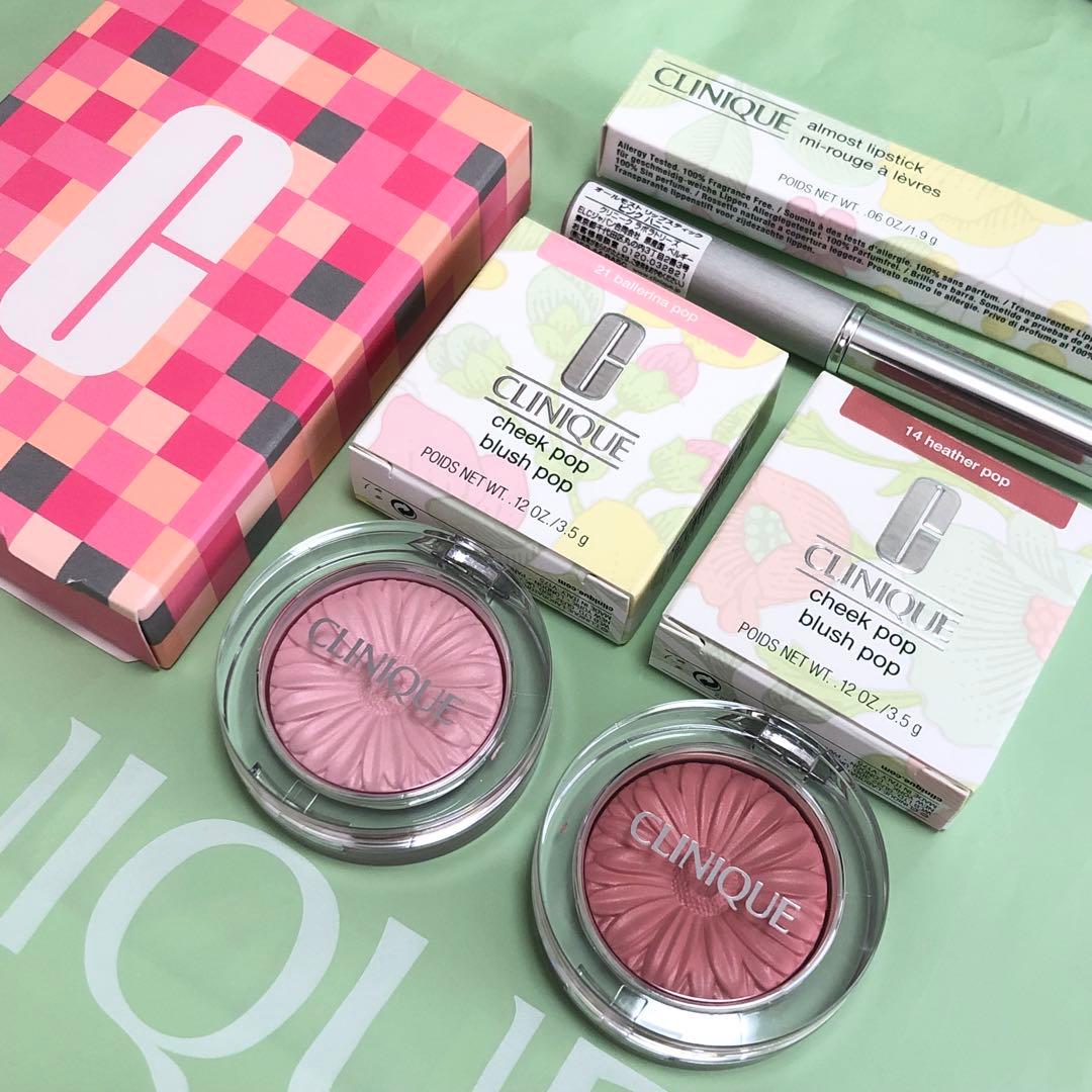 CLINIQUE 新品！３点！ ヘザーポップ、バレリーナポップ、ピンクハニー