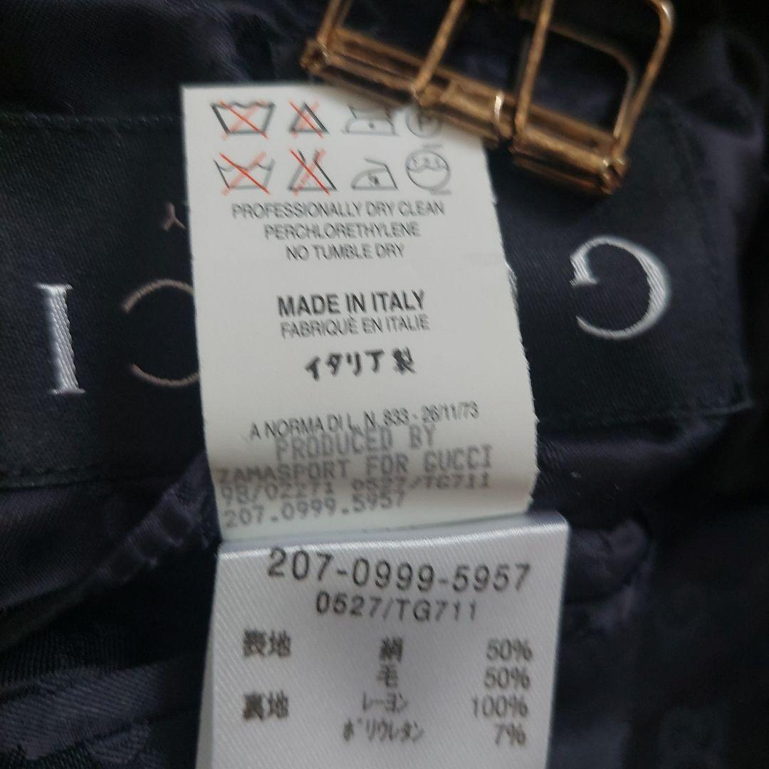 GUCCI ネイビー テーラードジャケット 38号
