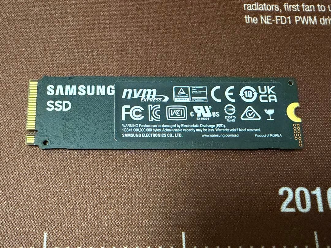 内蔵型SSD Samsung 980 PRO 1TB NVMe SSD