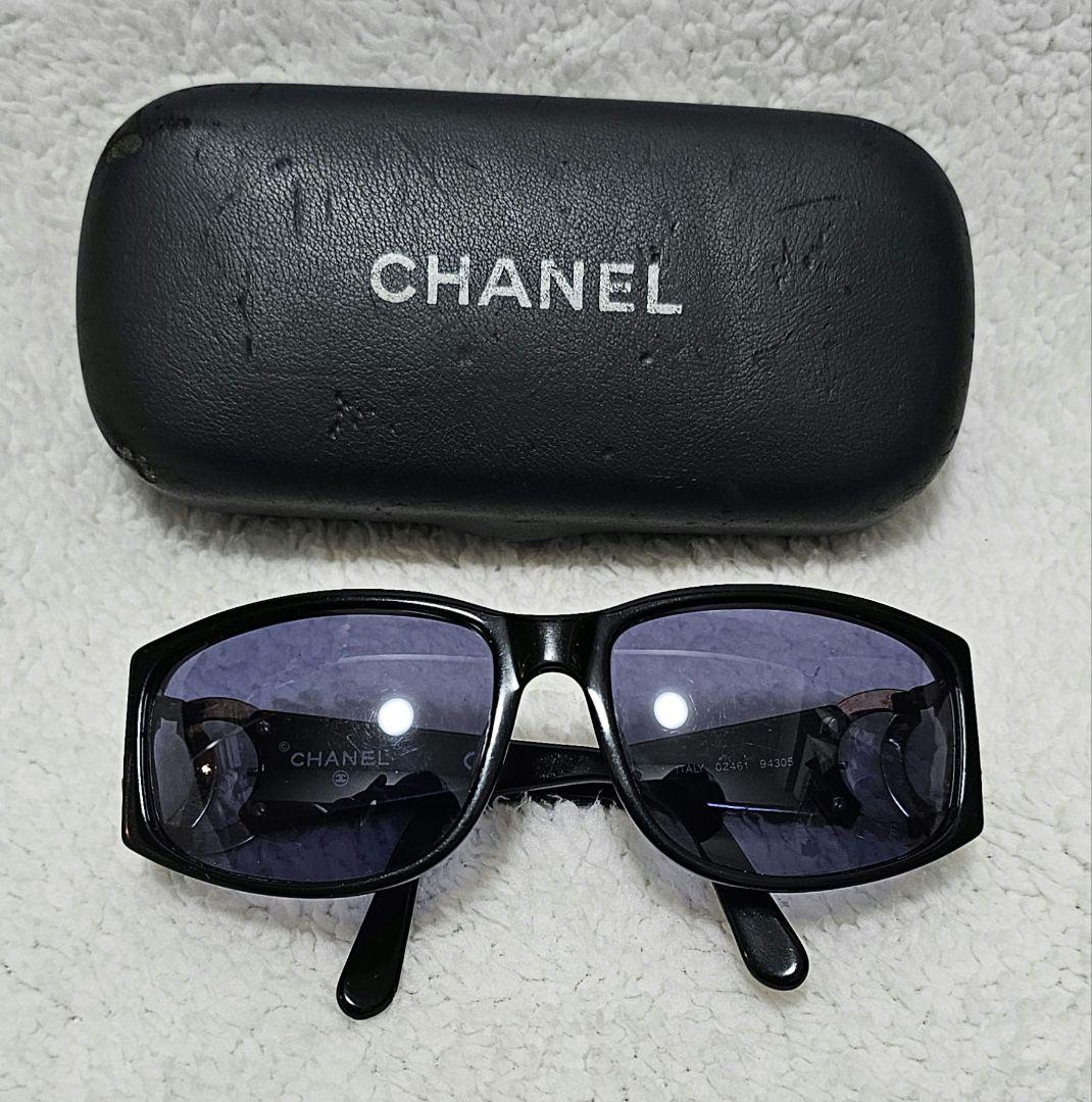 ✨ CHANEL ✨シャネル ココマーク Y2K モード サングラス ケース付き