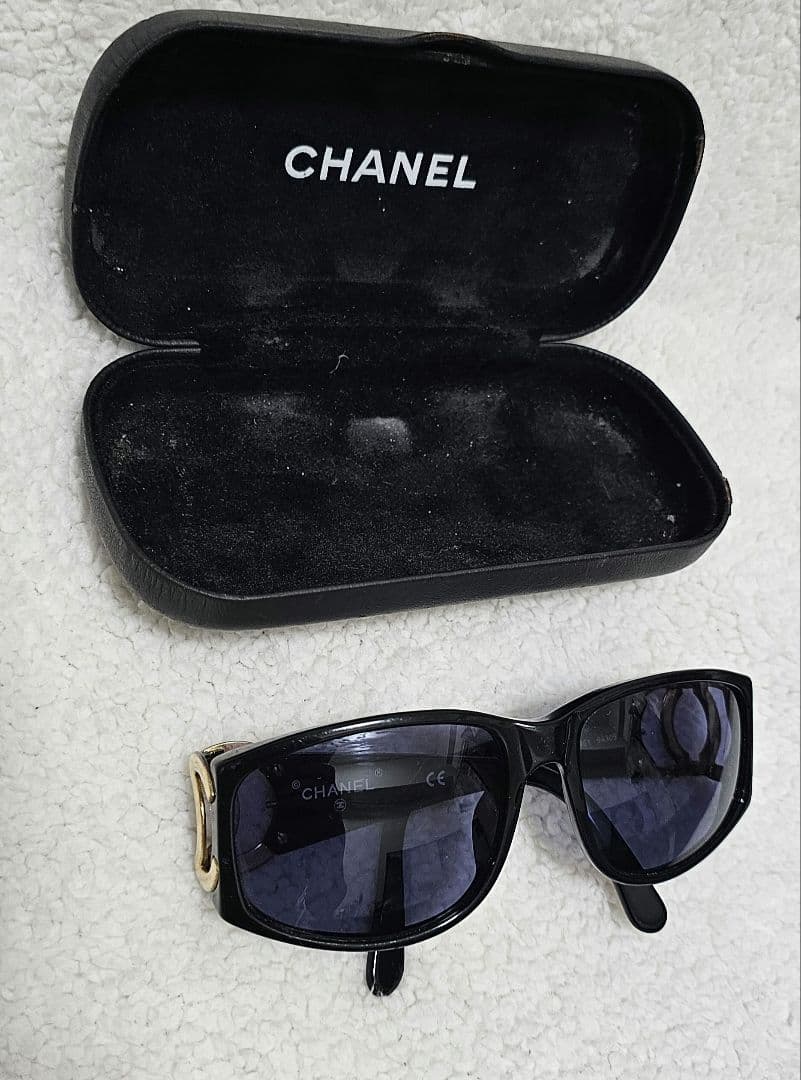 ✨ CHANEL ✨シャネル ココマーク Y2K モード サングラス ケース付き