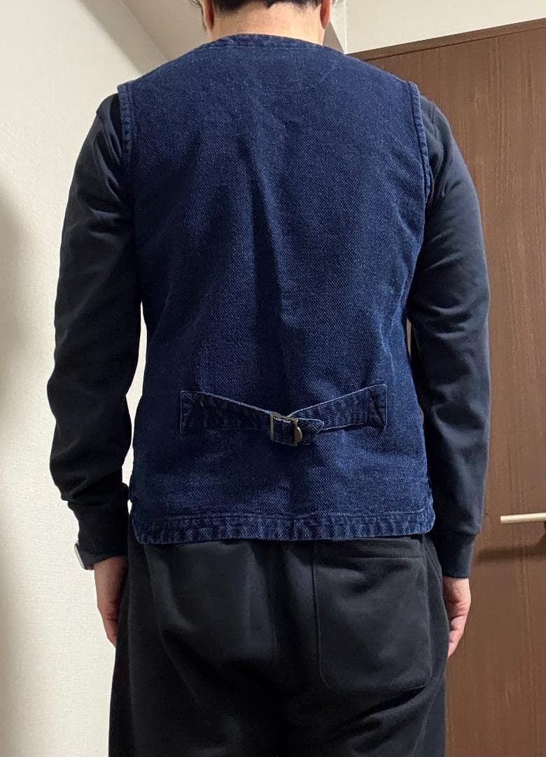 刺し子 インディゴベスト Soundman MARSY