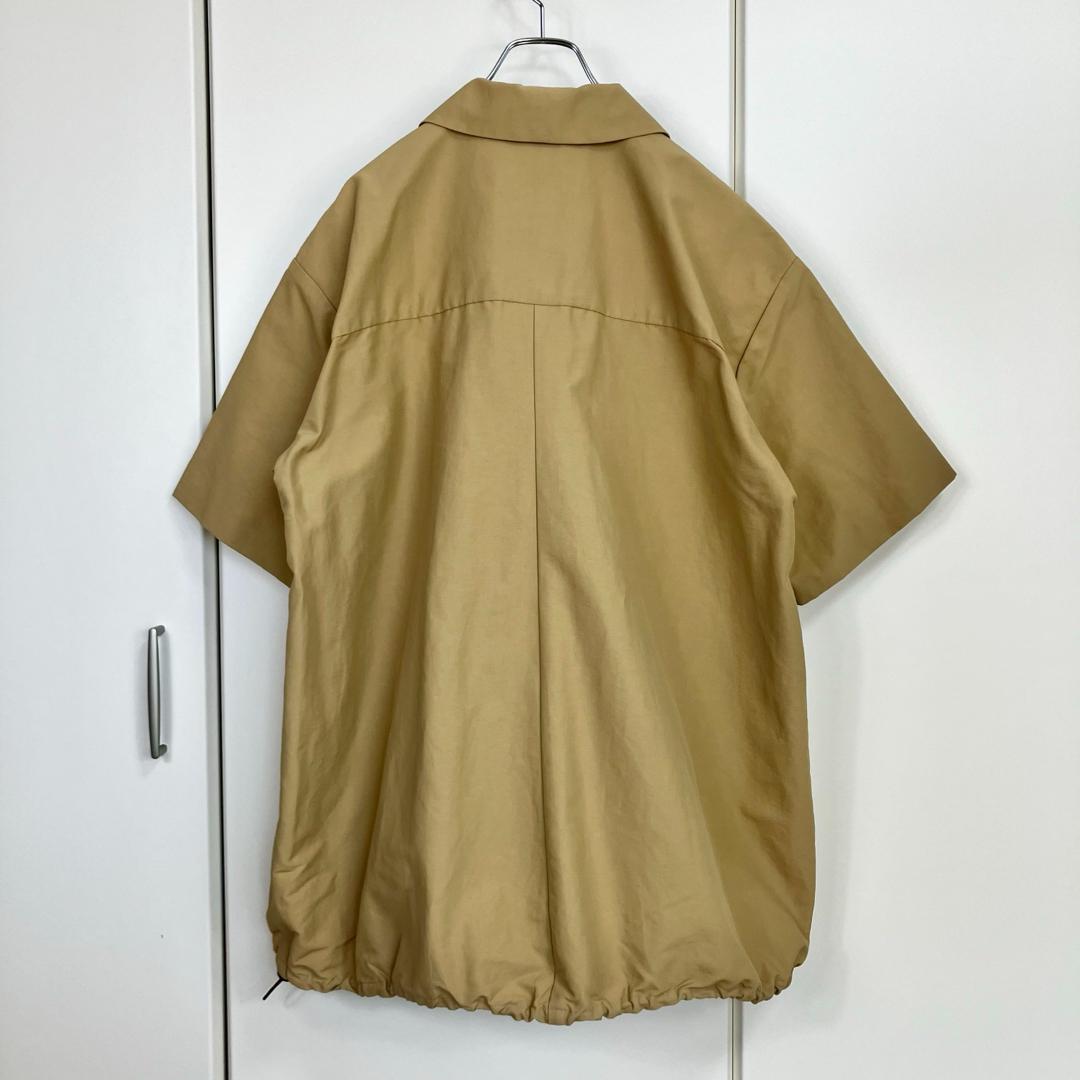 マチャット ハーフスリーブ グログラントレンチジャケット ベージュ