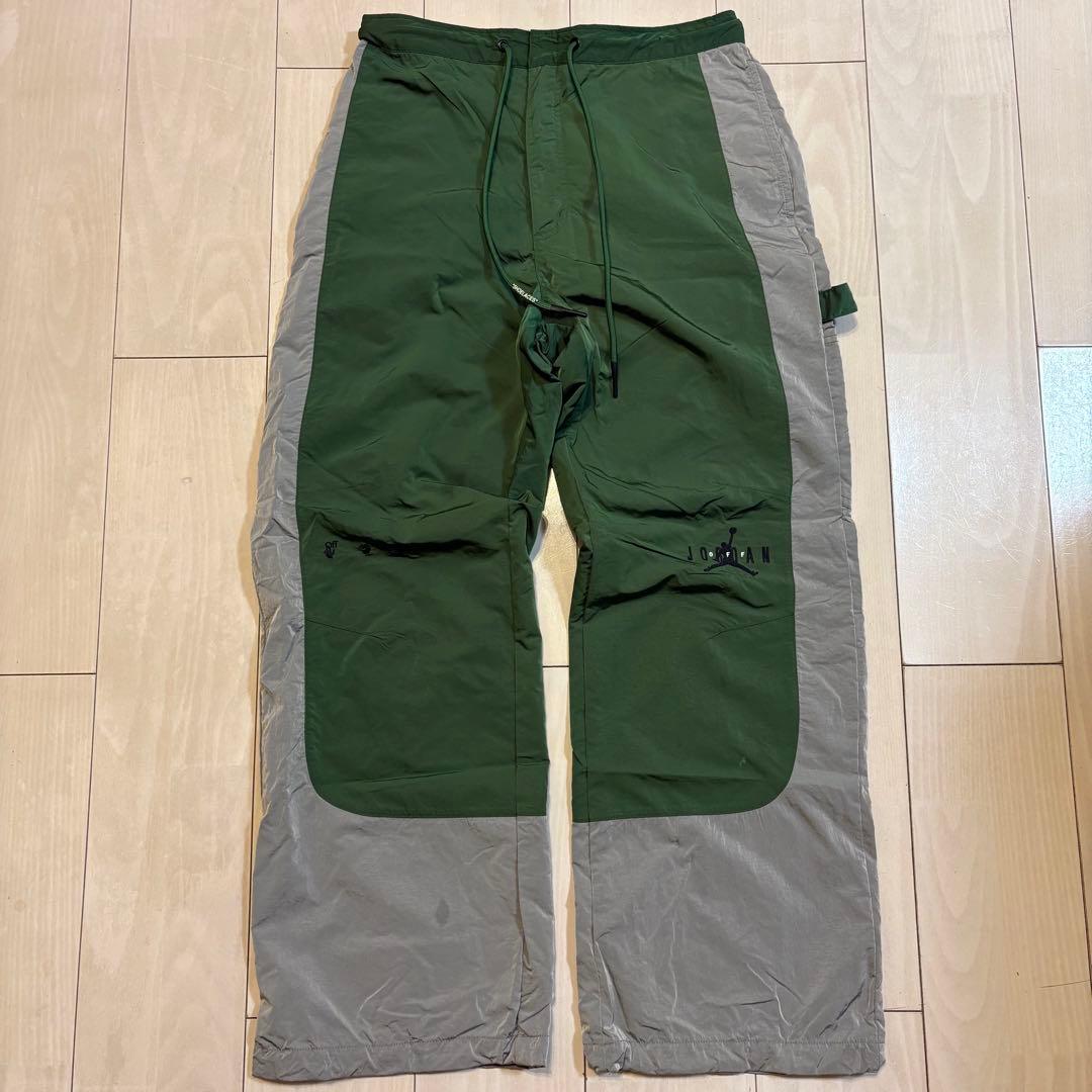【即完売】NIKE×オフホワイト　ナイロンパンツ　カーゴパンツ　M