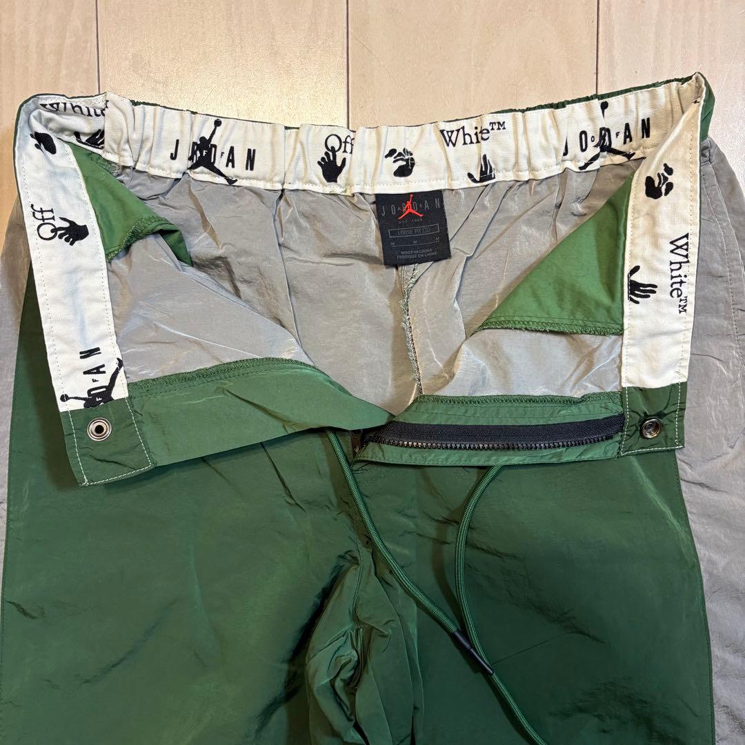 【即完売】NIKE×オフホワイト　ナイロンパンツ　カーゴパンツ　M