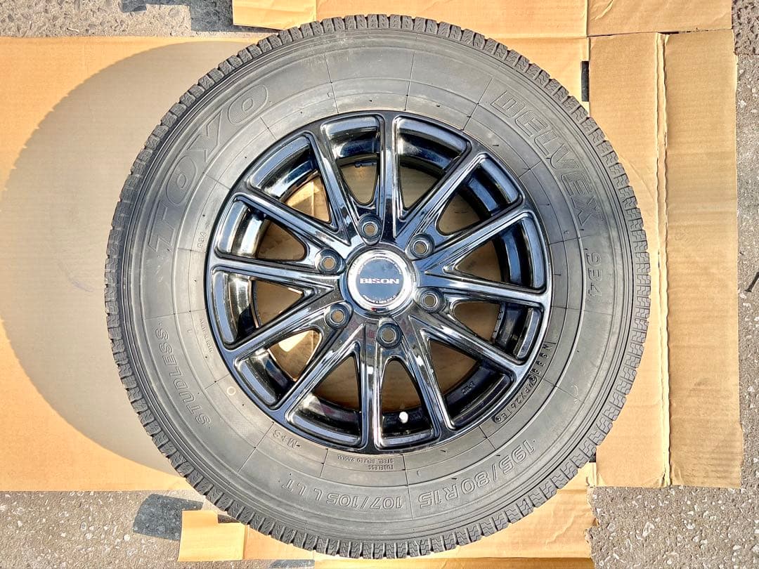 【直接引取希望】 ホットスタッフ BISON BN01 15インチ 6穴 大阪