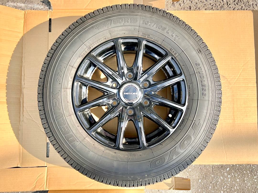 【直接引取希望】 ホットスタッフ BISON BN01 15インチ 6穴 大阪