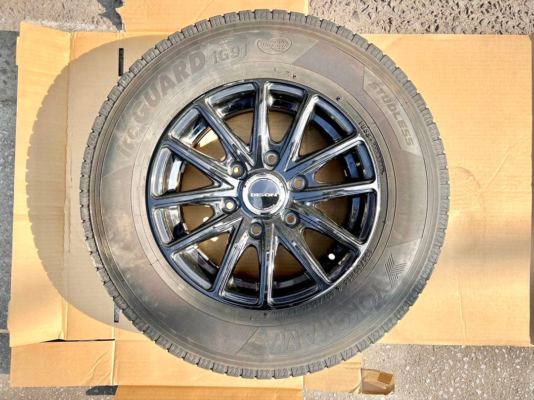 【直接引取希望】 ホットスタッフ BISON BN01 15インチ 6穴 大阪