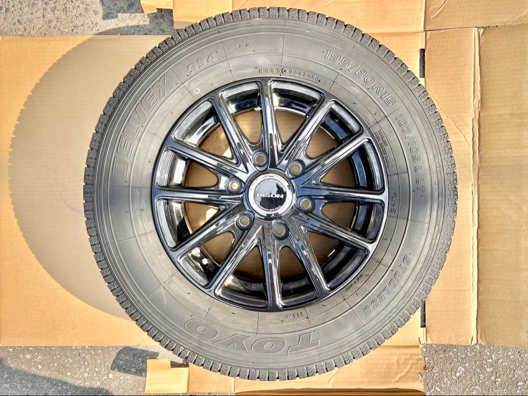 【直接引取希望】 ホットスタッフ BISON BN01 15インチ 6穴 大阪