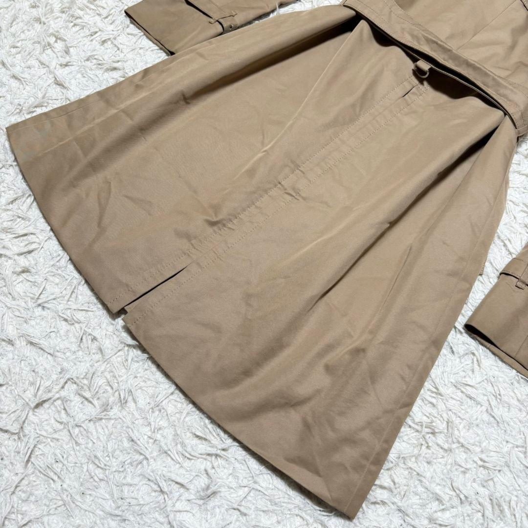 美品 アクアスキュータム トレンチコート 青 ライナー付き