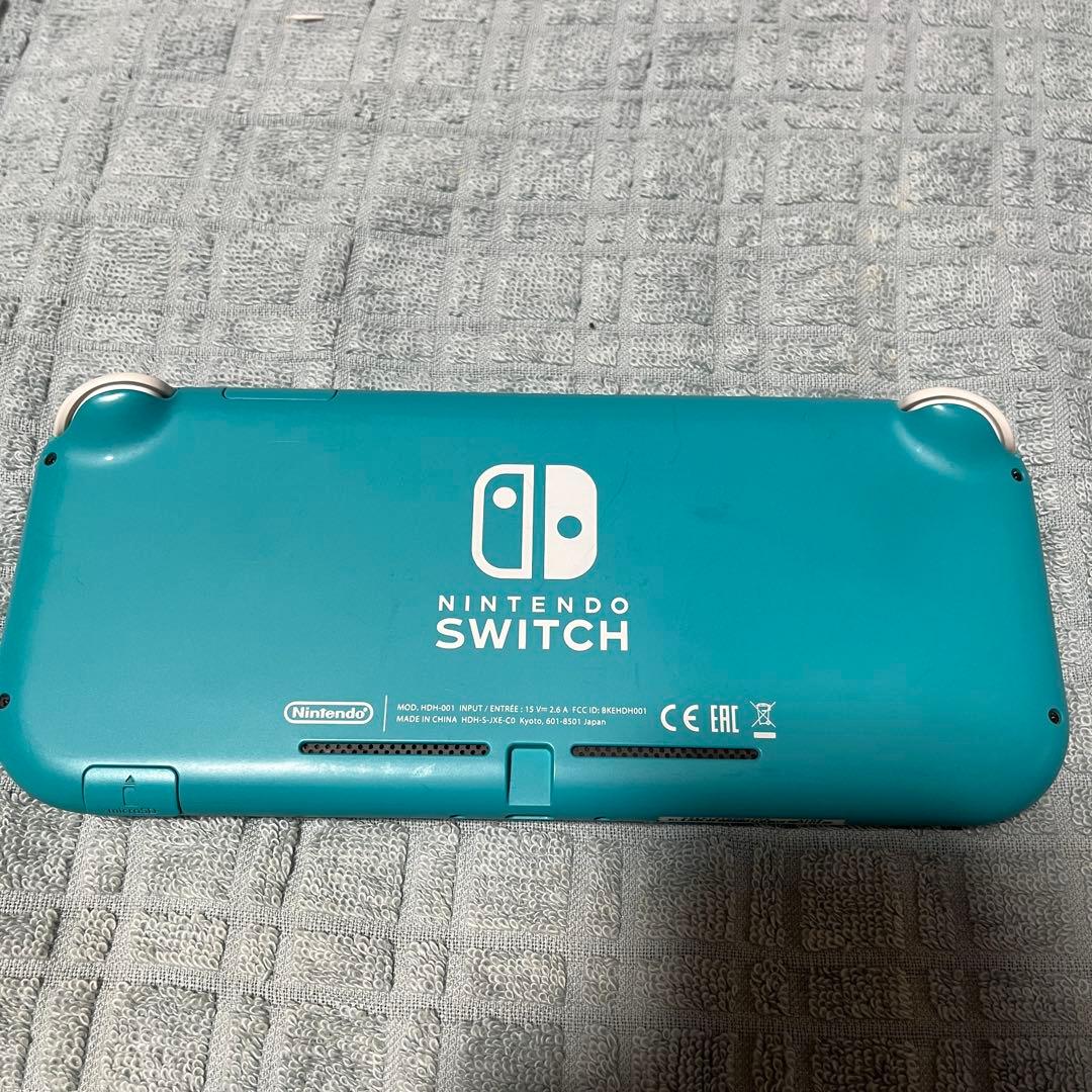 ニンテンドーSwitch Lite ターコイズ　液晶、縦線ジャンク品