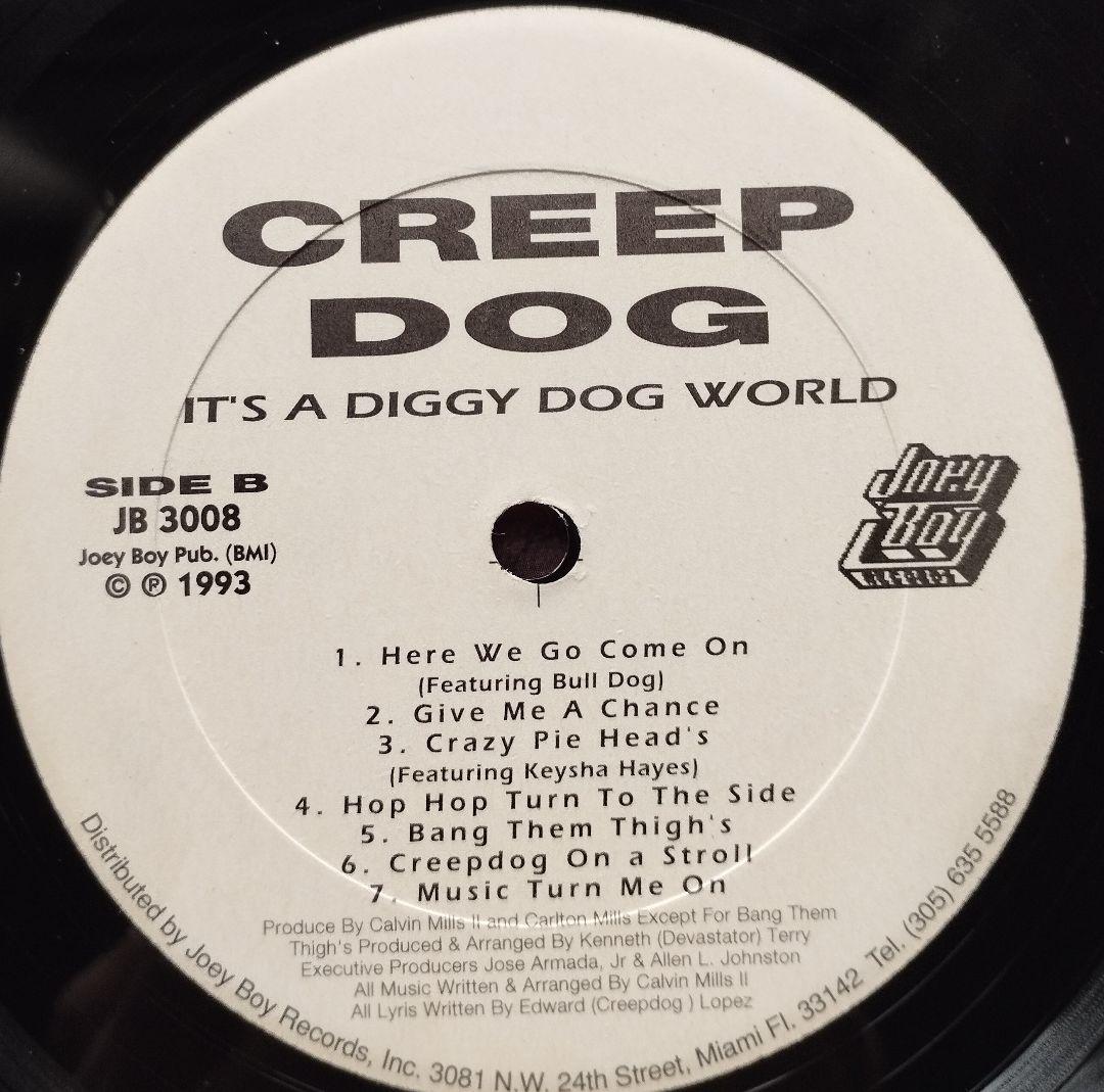 CREEP DOG/It's A Diggy Dog World レコード