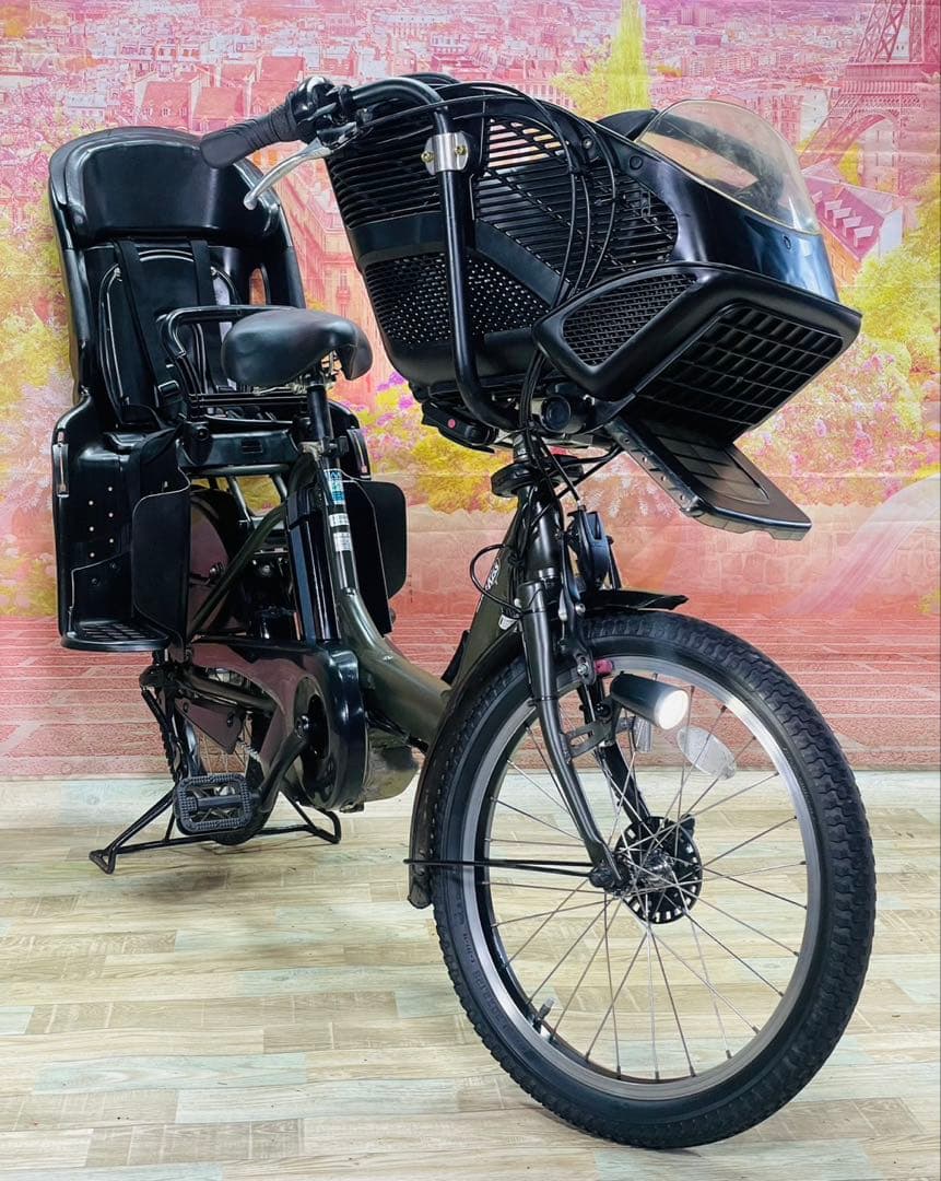 ZK3457 電動自転車 ヤマハ パスキス 子供乗せ 20インチ 送料無料