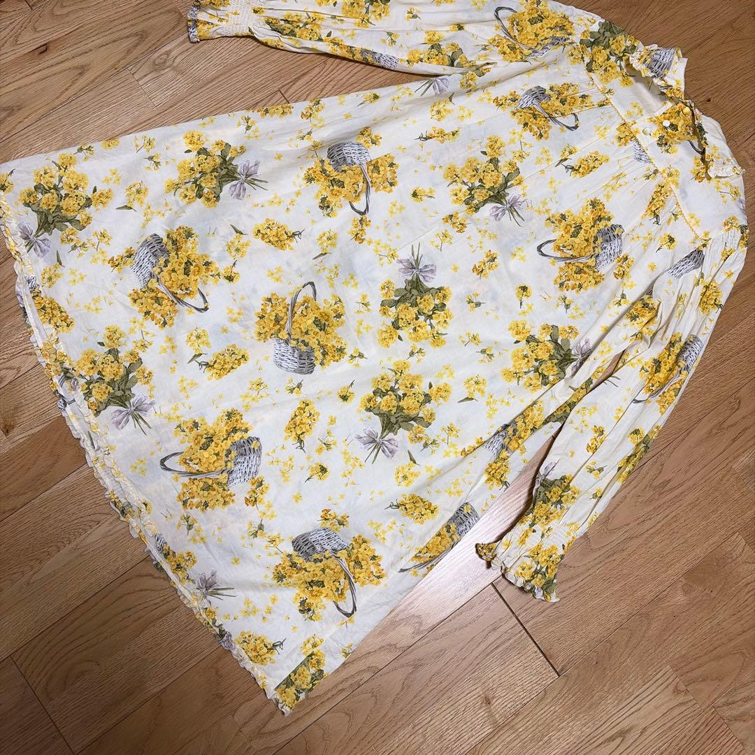 2026商品　ピンクハウス　ワンピース　ブラウス　菜の花