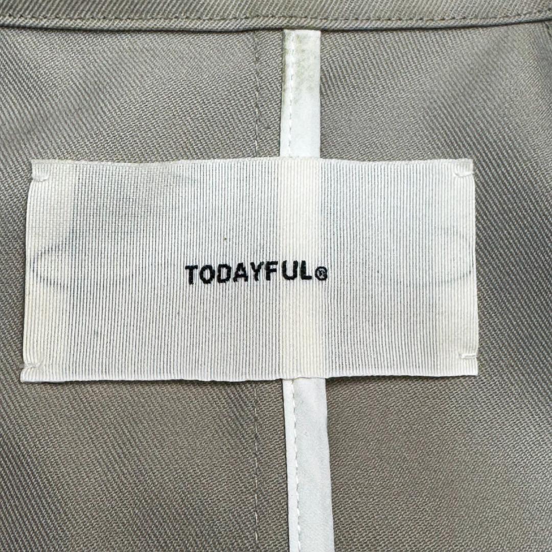 【美品】TODAYFUL(トゥデイフル) スタンドカラートレンチコート S