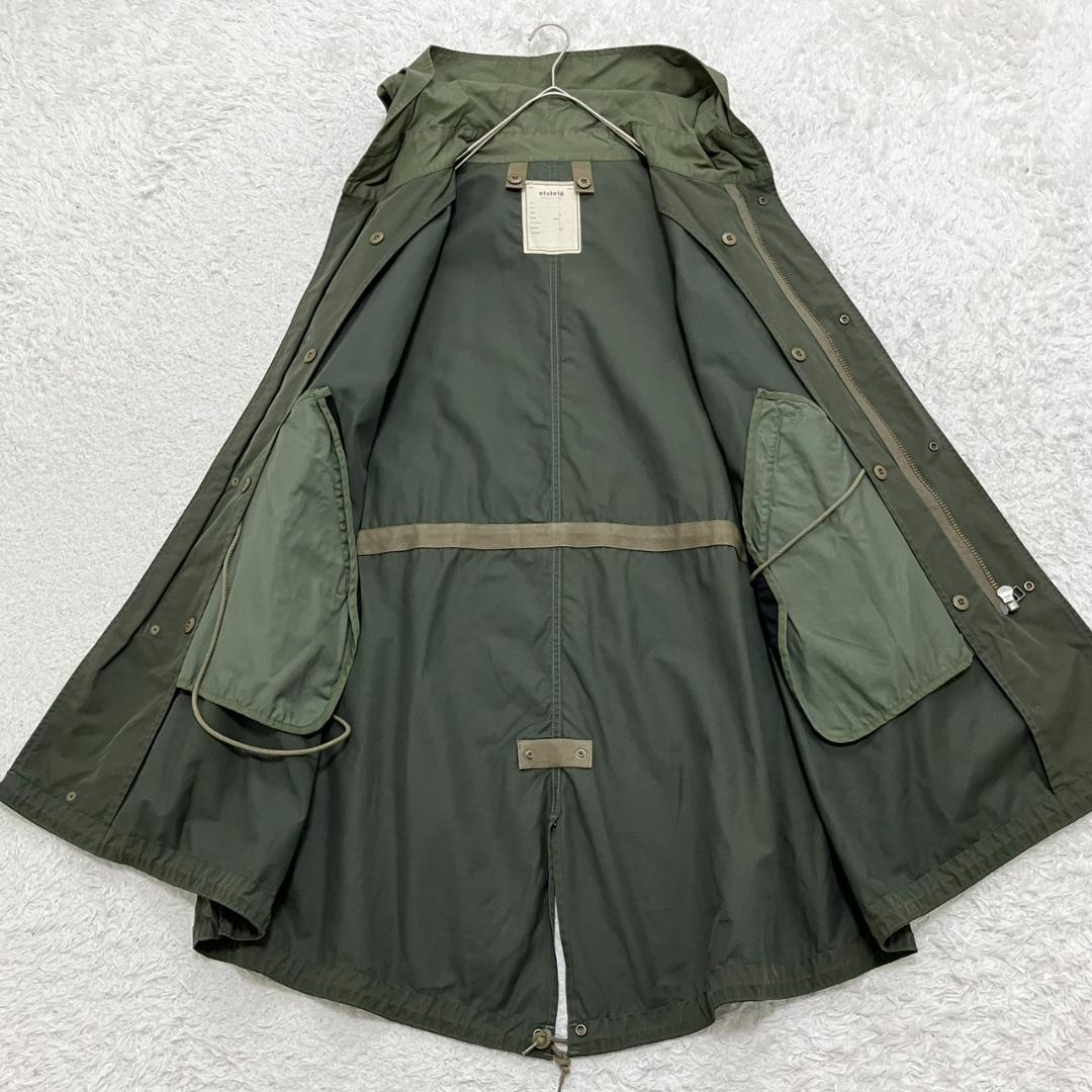 美品✨etsinta エシンタ マルチウェイモッズコート 3WAY カーキ