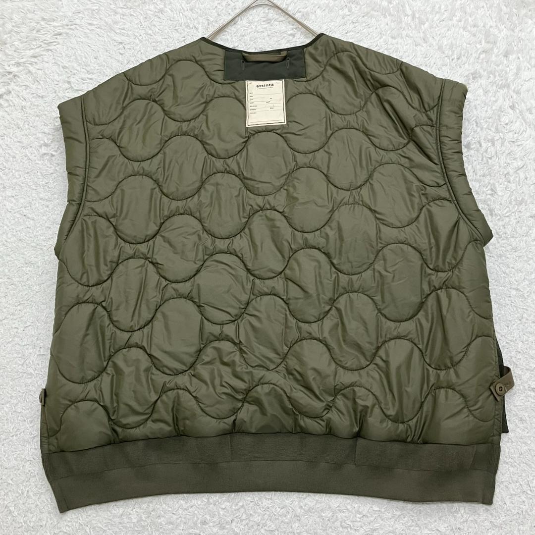 美品✨etsinta エシンタ マルチウェイモッズコート 3WAY カーキ